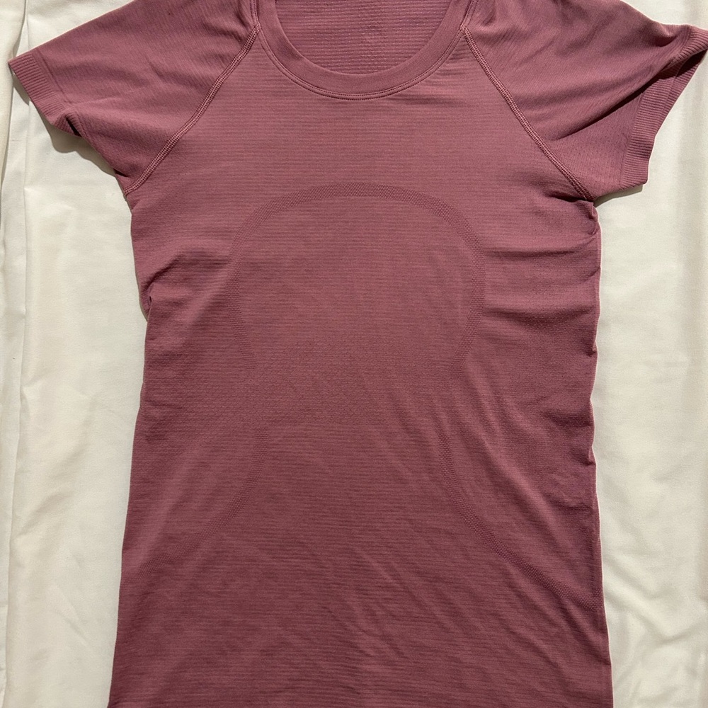 Women's Mauve Short Sleeve Top